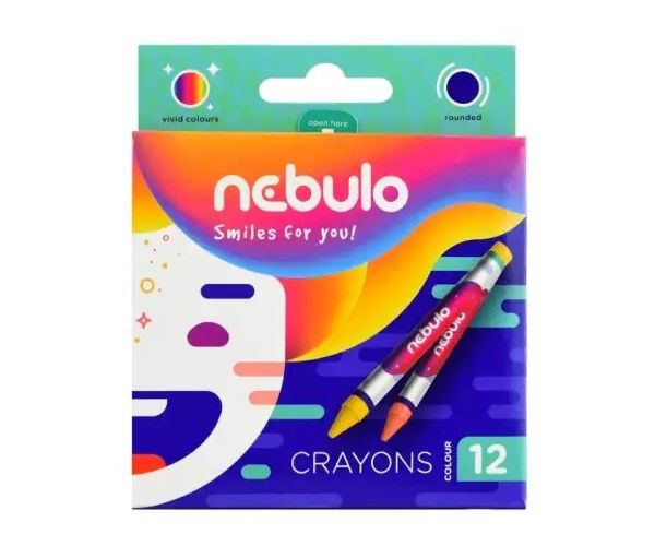 Nebulo: Farebná sada voskoviek 12ks