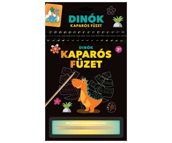 Zošit na škrabanie - Dinosaury