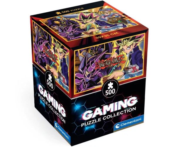 Herný puzzle kolekcia: Yu-Gi-Oh! Legendárny kartový súboj 500 ks puzzle – Clementoni