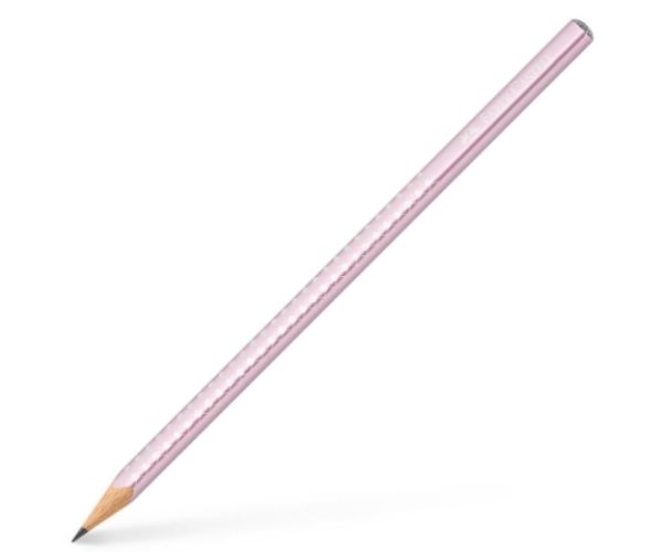 Faber-Castell: Sparkel perleťová metalická ružová grafitová ceruzka B