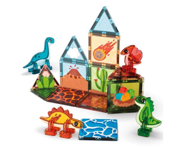 Geomag: Magnetické dlaždice Dino svet