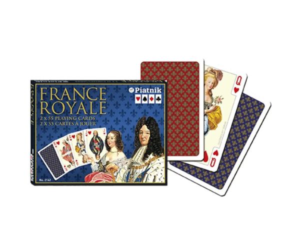 Luxusné žolíkové karty - France Royale 2x55 kariet - Piatnik