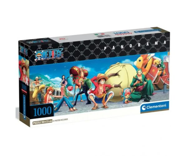 One Piece HQC 1000-dielna panoramatická puzzle - Clementoni
