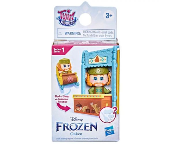 Ľadové kráľovstvo 2 Twirlabouts Oaken 2v1 a sane - Hasbro