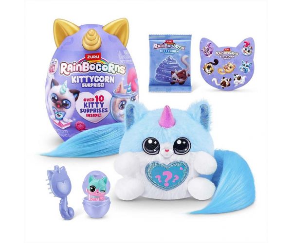 Rainbocorns: Vrecková Kittycorn prekvapivá mačička plyšová figúrka v rôznych variantoch 1ks