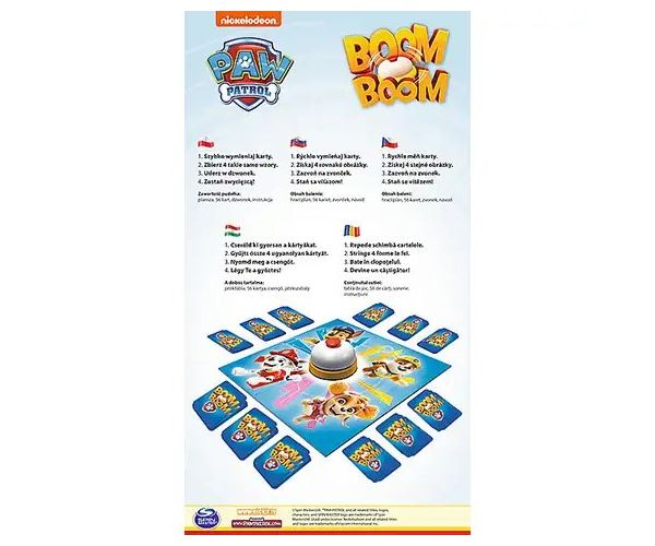 Paw Patrol Boom Boom stolná hra - Trefl