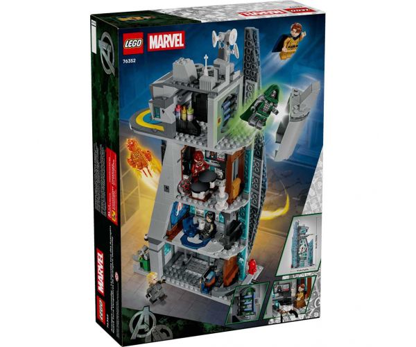 LEGO® Marvel: Avengers: Prebudenie Doctora Dooma Nová veža Avengers (76352)