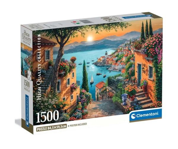 Prechádzka po prístave HQC 1500ks kompaktný puzzle - Clementoni