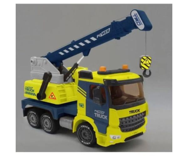 Power Truck nákladné auto so žeriavom so svetlom a zvukom 40 cm