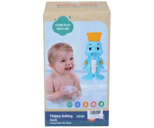 Šťastná kačka, modrá hračka do kúpeľa