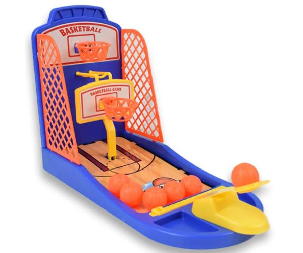 Stolný basketbal pre jedného hráča, set s odpaľovacím zariadením
