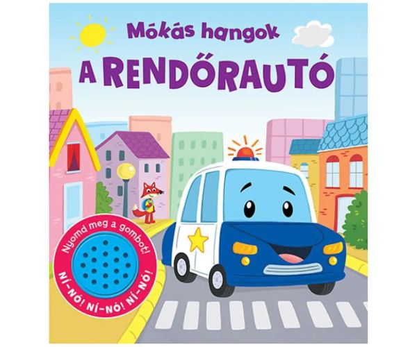 Zábavné zvuky - Policajné auto detská kniha