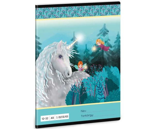 Ars Una: Stardust - Unikorn linajkový zošit pre 3. ročník 32 strán A/5