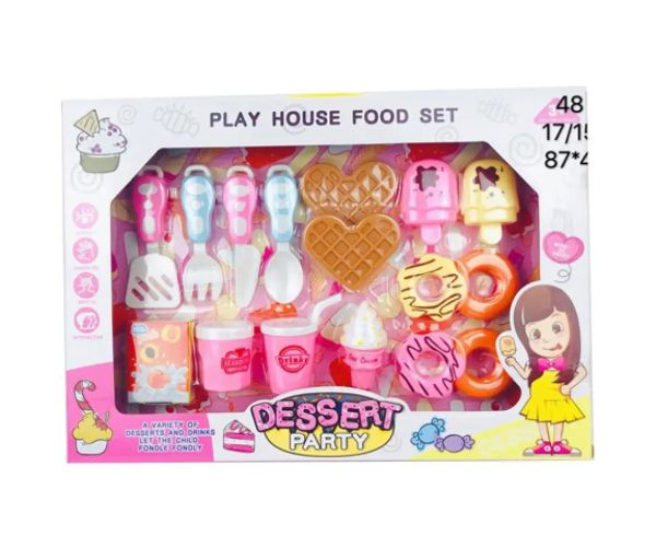 Dessert Party set so sladkosťami a príslušenstvom