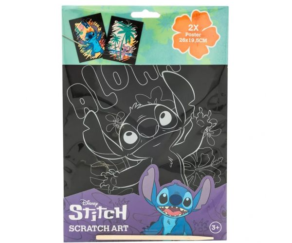 Canenco: Stitch képkarc poszter, 29x15 cm, 2 db-os