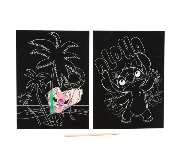 Canenco: Stitch képkarc poszter, 29x15 cm, 2 db-os