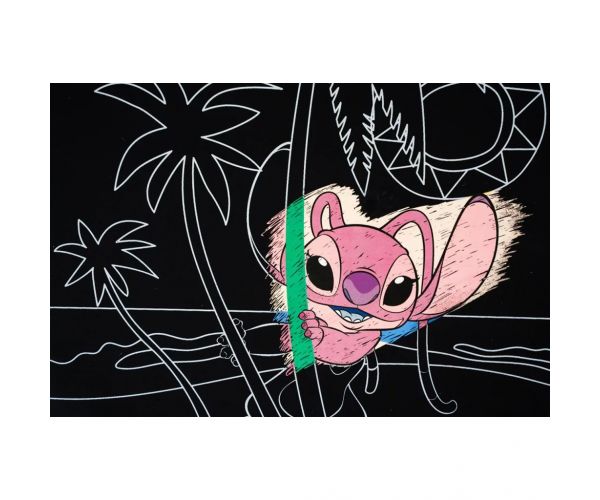 Canenco: Stitch képkarc poszter, 29x15 cm, 2 db-os
