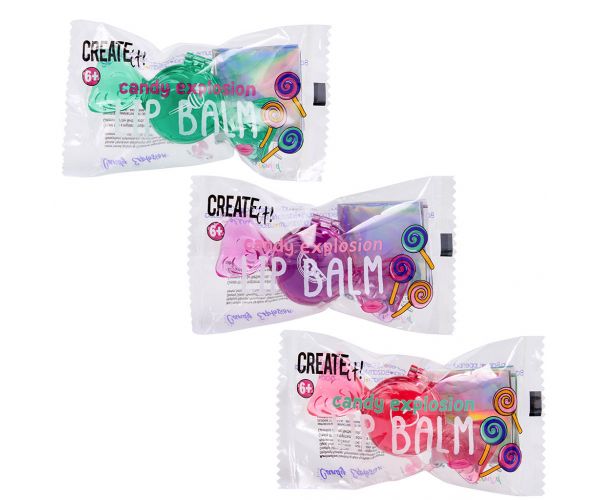 Canenco: Create it! ajakbalzsam cukorka alakú tárolóban többféle változatban 1db