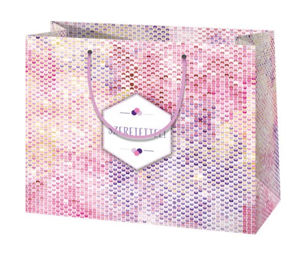 Cardex: "Szeretettel!" nagy ajándéktáska 26x13x33cm