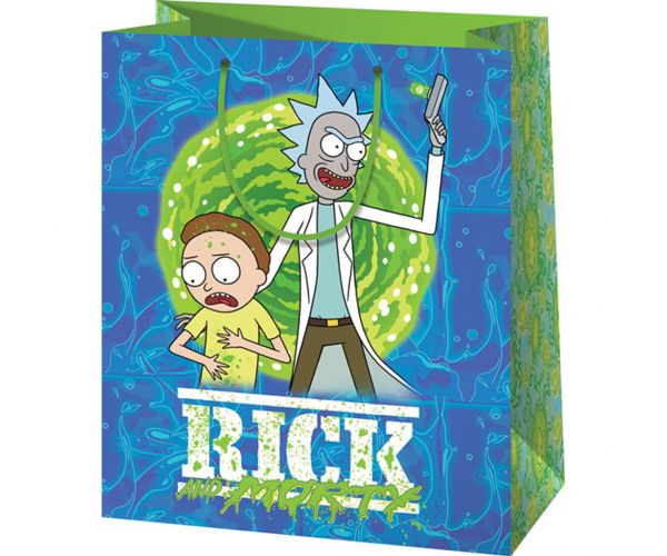 Cardex: Rick és Morty exkluzív közepes ajándéktáska 17x10x23cm