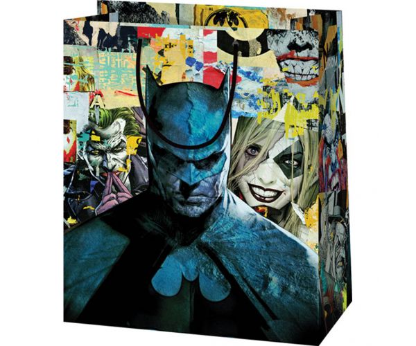 Cardex: Batman exkluzív nagy ajándéktáska 26x13x33cm