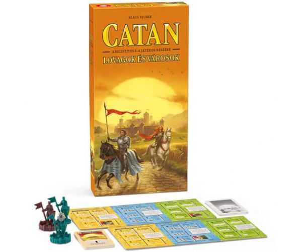 Catan: Lovagok és városok társasjáték kiegészítő 5-6 főre - Piatnik