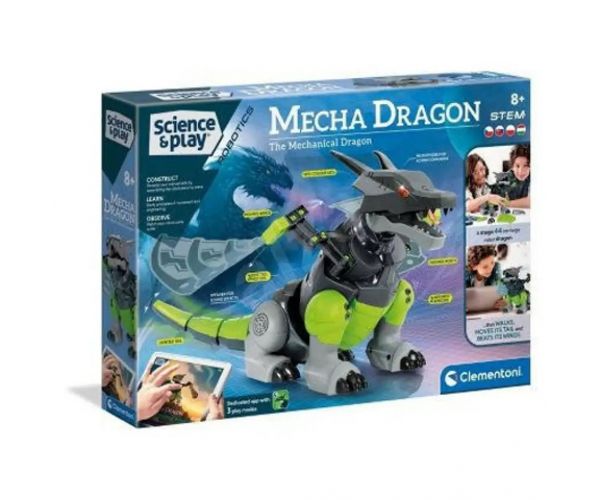 Science & Play: Mechanický robotický drak - Clementoni