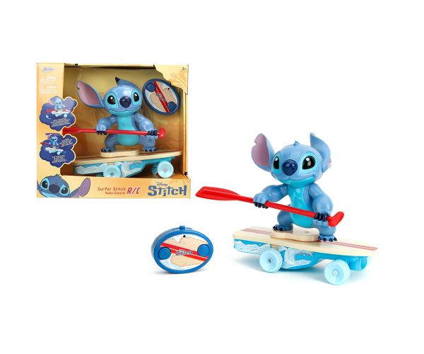 Disney Stitch RC diaľkovo ovládaný surfovací skateboard 25 cm - Jada Toys