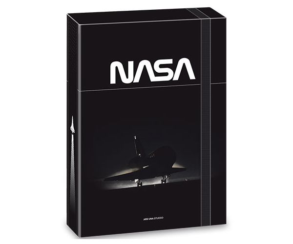 Ars Una: NASA čierny box na zošity s gumičkou A/4