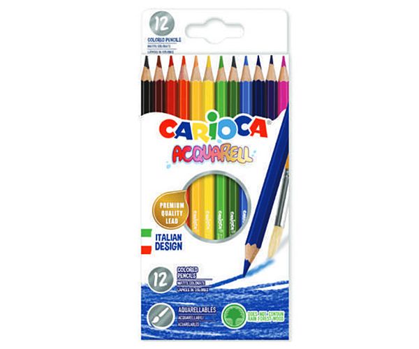 Carioca: Acquarell festhető színes ceruza szett 12db-os