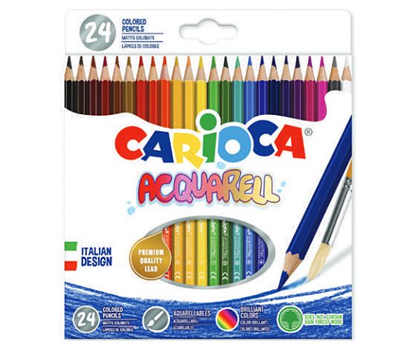 Carioca: Acquarell festhető színes ceruza szett 24db-os