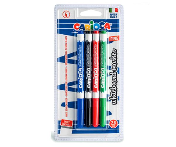 Carioca Whiteboard táblafilc szett 2,8mm 4db-os