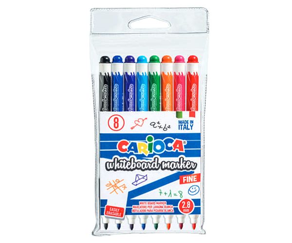 Carioca Whiteboard táblafilc szett 2,8mm 8db-os