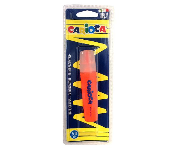 Carioca: Szövegkiemelő filc neon narancssárga színben