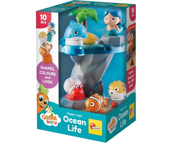 Carotina Baby: Happy Logic Óceán alatti élet formafelismerő játék - Lisciani