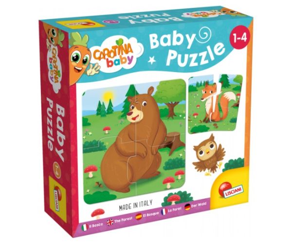Carotina Baby: Erdei állatok puzzle