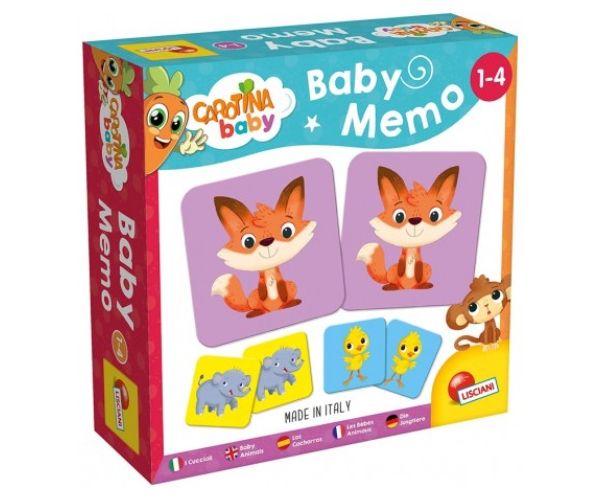 Carotina Baby: Memória játék - Állatkölykök