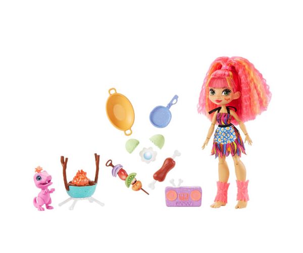Cave Club: Emberly játékszett kiegészítőkkel - Mattel