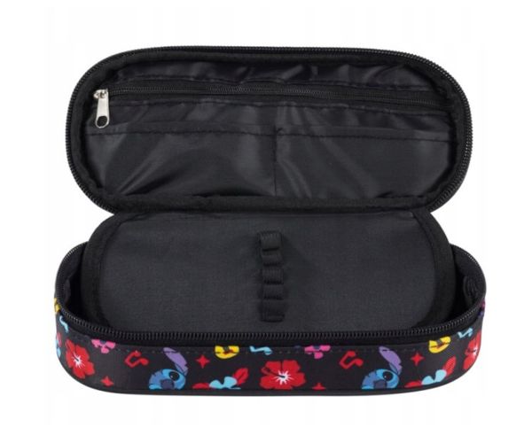 Disney Stitch Aloha čierny oválny peračník PC01 23 x 9,5 x 6 cm