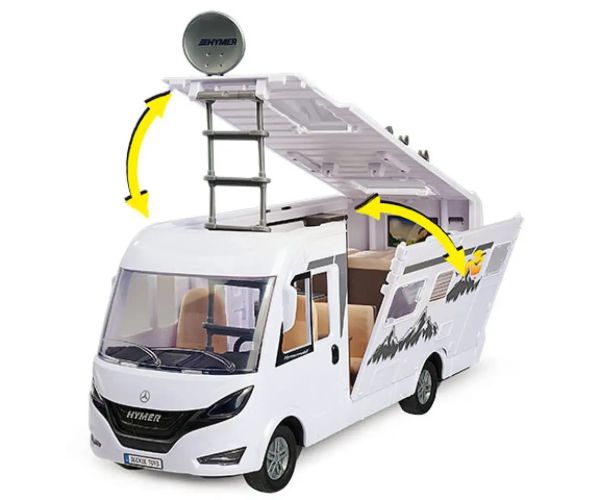 Hymer Camping Van obytný automobil s príslušenstvom 30cm - Dickie Toys