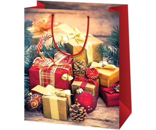 Cardex: Vianočný vzor normálnej veľkosti darčeková taška 11x6x15cm