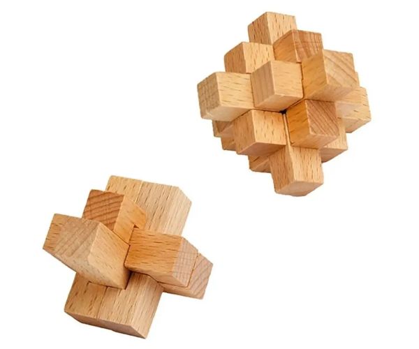 Brain Quest drevená hlavolam v rôznych variantoch 1ks