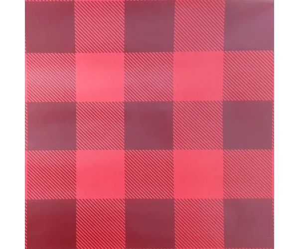 Piros kockás csomagolópapír 200x70cm