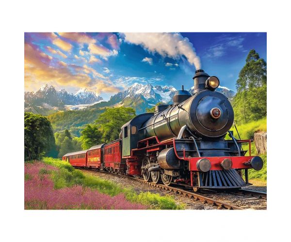 Utazás a hegyek között vonattal 1000db-os puzzle -Trefl