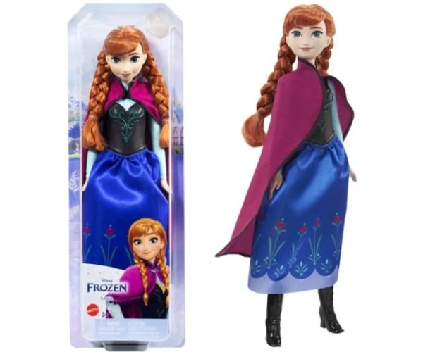 Ľadové kráľovstvo: Nádherná bábika Anna módna bábika 30 cm - Mattel