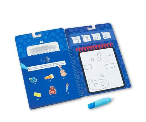 Melissa & Doug: Azúrové tvary kreslenie vodou kreatívna hra