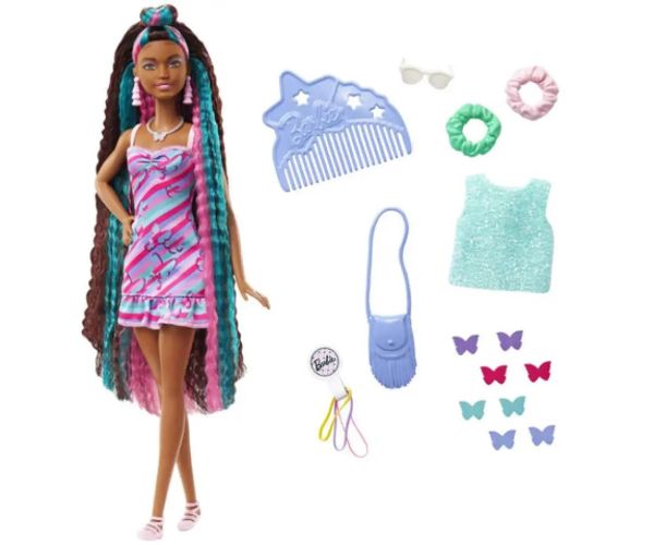 Barbie Totally Hair Motýl bábika - Mattel