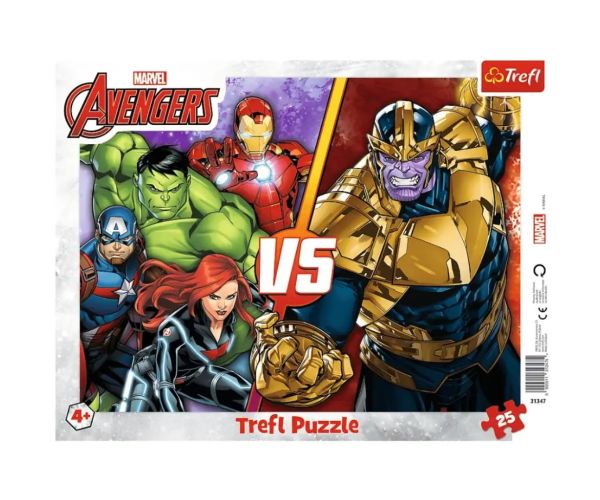 Marvel Pomstitelia 24-dielna rámová skladačka - Trefl