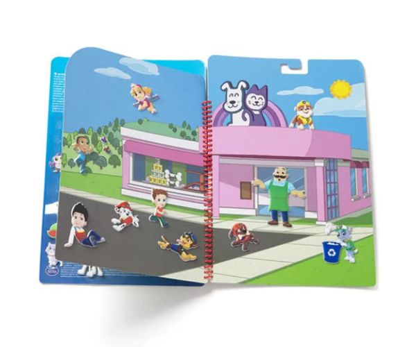 Melissa & Doug: Tlapková patrola Adventure Bay zošit s nálepkami