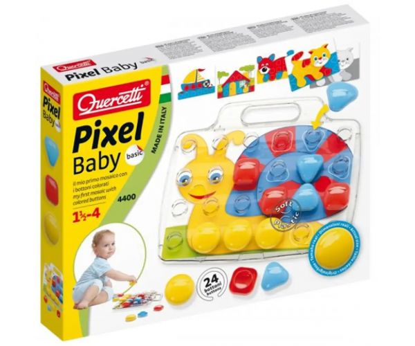 Quercetti: Pixel Baby Basic veľké kolíčky